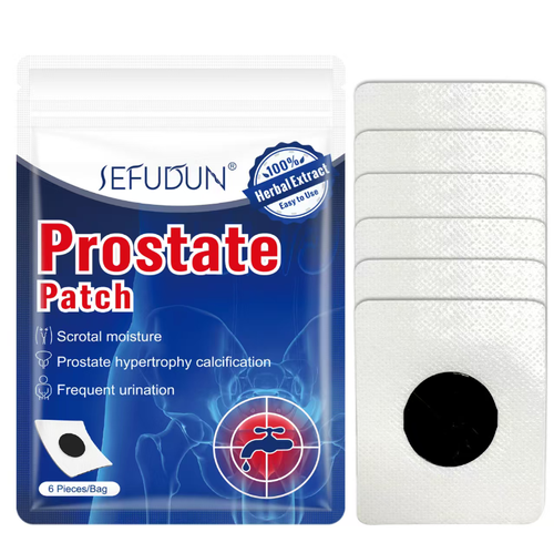 Don't suffer from prostate discomfort! SEFUDUN Prostate Patch, designed to address issues such as hyperplasia and calcification, dampness in the scrotum, and frequent urination. It uses herbal transdermal relief, being lightweight, breathable, and not embarrassing. Order today and get 3 boxes (total 18 patches, 6 patches per box) in hand. Apply the patches to achieve a relaxed state and unbuckle your prostate!