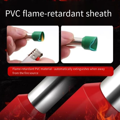 Insulated copper wire crimp terminal kit with 200 terminals and a pair of pliers