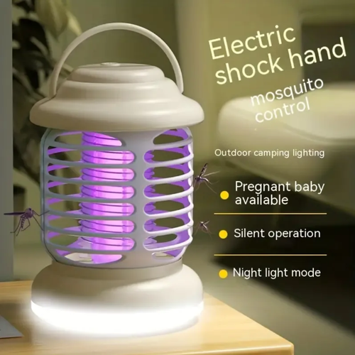 Outdoor camping and home essential! Mosquito zapper, lighting and night light all in one. Safe for pregnant women and babies, and silent. One lamp solves mosquito troubles in multiple scenarios!