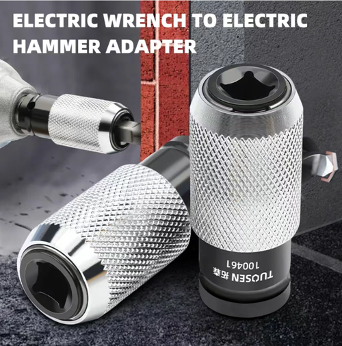 If you place an order today, you will receive 3 electric board to electric hammer impact drill adapter kits. These kits feature a self-locking design and can be easily switched between interfaces by simply pressing once. They are compatible with drill bits and drill chuck heads. Just insert them easily for a quick installation. Thus, the wrench can instantly transform into a drill bit, saving you on tool expenses and enabling you to proficiently complete drilling tasks.