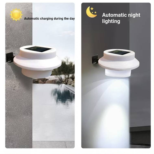 Order today and you will receive 6 3LED solar outdoor wall lights. The design is simple and white. The solar panels charge during the day and can be installed without wiring. They can be attached to fences, walls or eaves, providing outdoor protection. The white light is soft and is suitable for outdoor lighting in gardens at night, or can also be used as a decorative element for the landscape. It is very suitable for lighting small gardens or around the courtyard.