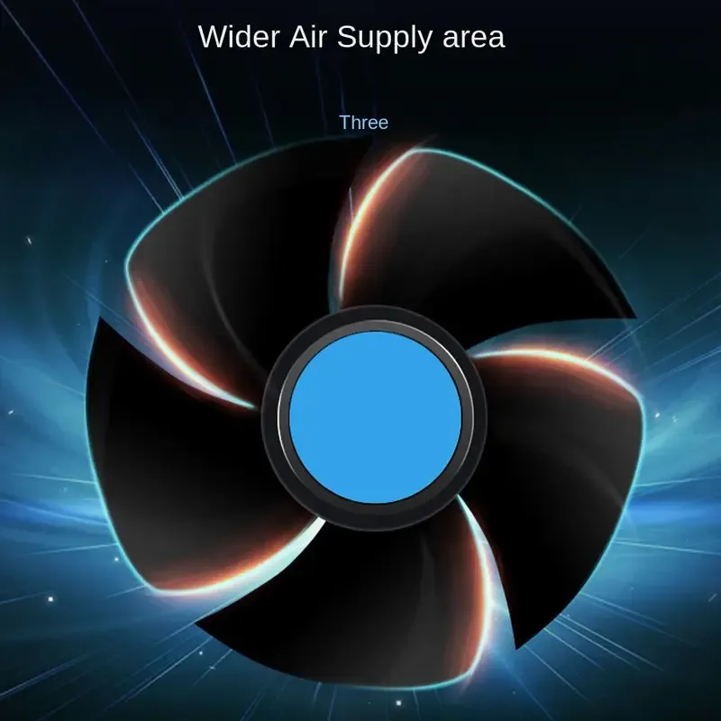 Car dual-head fan, refreshing cool breeze