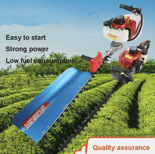 This lightweight gasoline-powered hedge trimmer features a powerful gasoline engine, capable of trimming branches with a diameter of 2.6 cm. It offers abundant power without being restricted by power cables. The single-edge cutter head is precisely controllable, the body is lightweight and easy to operate, and it comes with a practical accessory package. It is an efficient assistant for landscaping maintenance and tea garden management.