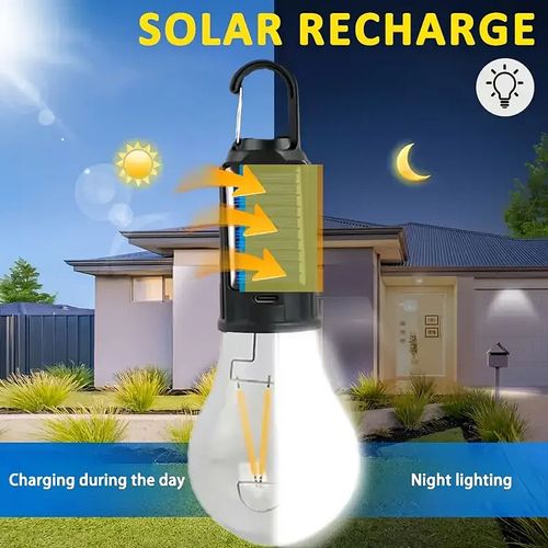 Solar outdoor camping atmosphere light, buy one and get one extra today
