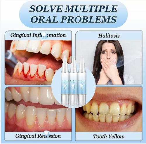 If you place an order today, we will send you a total of 5 bottles of gum disease repair gel. This is a treatment course that can be used for about three months. If you persist in using it, the results will be obvious. Our oral health experts will protect your mouth! It can repair the gums, enhance adhesion, reduce inflammation and discomfort, and solve various oral problems. Continued use will show significant effects and help you regain a beautiful smile!