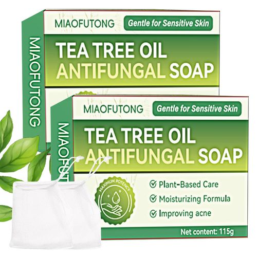 Tea Tree Oil Antifungal Soap, the Savior for Acne-prone Skin. Order today and get 3 bottles for just $3. It contains Australian tea tree oil, effectively controlling oil and treating acne, improving back acne. The plant-based formula is gentle and moisturizing, allowing you to effortlessly achieve a refreshing and acne-free skin. Take advantage of the offer and get it now！