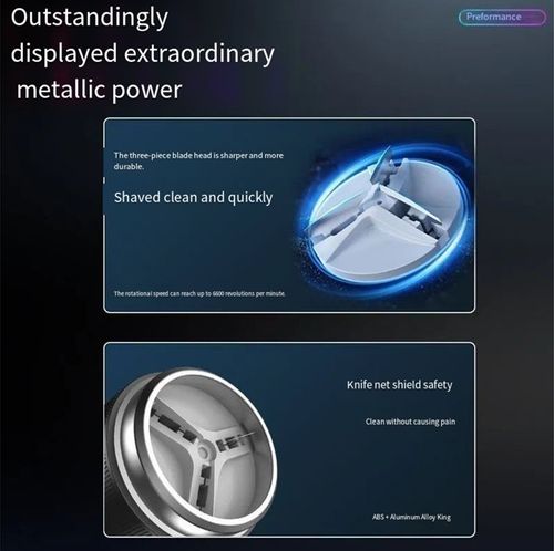 God's gift, diamond head portable mini razor