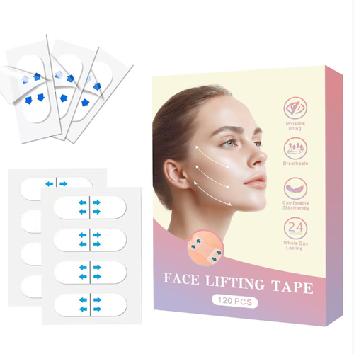 This invisible facial lifting patch comes in 120 packs. It is ultra-thin, breathable, waterproof, and can lift and firm the jawline and nasolabial folds. It quickly improves swelling and laxity, making it a beauty savior for commutes and dates.