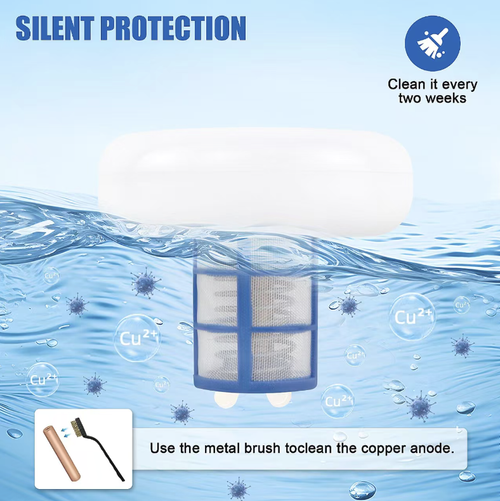 Solar-powered floating swimming pool water purification equipment is powered by solar energy and does not require wiring or electricity consumption. It floats on the water surface and operates continuously. It purifies the water body and significantly reduces the use of disinfectant chemicals. The detachable filter screen makes it easy to clean impurities, with low consumable costs, water resistance and durability. It is suitable for all types of household swimming pools.
