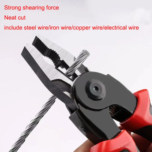These five-in-one interchangeable-tip pliers can cut wire, strip, twist, crimp, and cut wire—all in one go. The precision-forged body cuts through thickened wire and easily unscrews stubborn screws, even with the added bonus of being deformed by force! Five sets of quick-detachable tips allow for instant swapping. Whether you're repairing appliances, modifying your car, or just doing everyday DIY, these pliers are perfect for any situation. No more searching through drawers for tools!