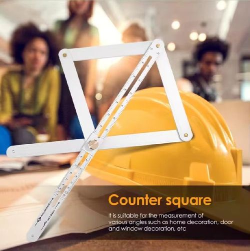 Woodworking powerhouse! Multi-functional angle measuring instrument. Order today and we'll send you 2. Lock corners, measure lengths, and draw lines all in one step. With a metallic finish that is durable, it's lightweight and easy to carry in your pocket. Suitable for both novice cabinet makers and experienced corner chippers. It saves time and materials, and can handle everything from installing curtains to modifying furniture. Must-have for woodworking and decoration enthusiasts!