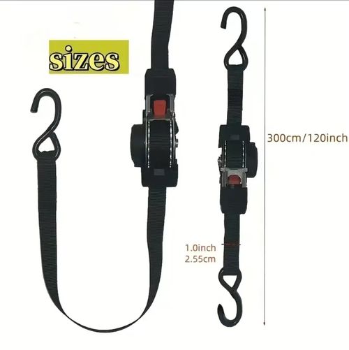 1.8-meter automatic telescopic ratchet tensioner. With just one pull, it tightens,with one click of the latch, it secures firmly. It is suitable for pickup trucks, trunks, and motorcycles, ensuring stable loading and secure binding without any slippage. The nylon strap is durable and resistant to tearing. Once used, it can be easily retracted without taking up space, and the cargo can be fixed in just 30 seconds. A must-have for both self-driving and cargo transportation.