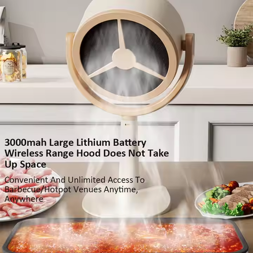The rechargeable kitchen exhaust device is here! With a 3000mAh battery that is extremely durable, the angle can be adjusted to 125°, and there are two levels of activated carbon filter cotton. Cooking no longer has to worry about smoke, allowing you to easily handle the smoke and making the cooking process more comfortable. When paired with 2 filter cotton pieces and 1 data cable, it is both practical and thoughtful.