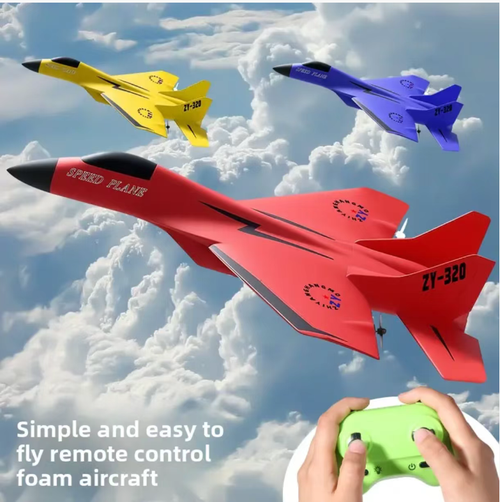 The fixed-wing remote-controlled fighter aircraft is equipped with an EPP shock-resistant foam body and a gyroscope stabilization system. With a two-channel remote controller, even beginners can easily operate it. The realistic fighter aircraft design is eye-catching. The body is portable and foldable, and it can be charged via USB, providing long-lasting power. It is an excellent product for children's education and adults' stress relief in the field of aviation.