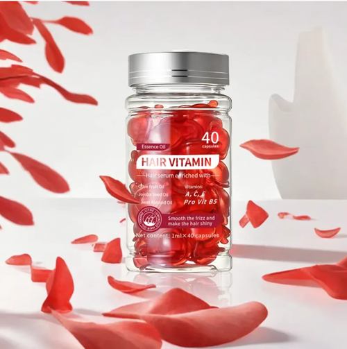 If you place an order today, you will receive 3 bottles of plant extract essence vitamin hair care essential oil soft capsules, totaling 120 capsules. This 40-capsule bottle of hair care essential oil soft capsules is like a hair-nourishing bomb wrapped with plant essence inside a ruby. It addresses issues such as oily scalp, uneven hair texture, and hair loss, and leaves your hair smooth and shiny without any stickiness. It's perfect for business trips and easy to store.