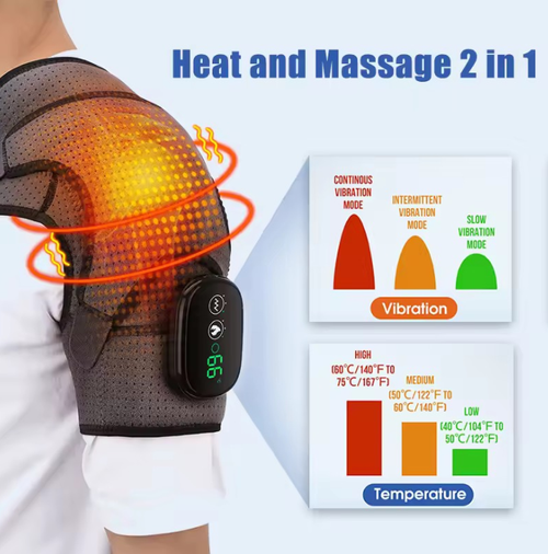 Worried about stiff shoulders and neck from long hours of sitting at a desk? Still struggling with neck pain from looking down at your phone? This electric shoulder and neck massager is designed specifically to relieve shoulder and neck discomfort, using its professional effectiveness to help you dispel fatigue and regain relaxation!