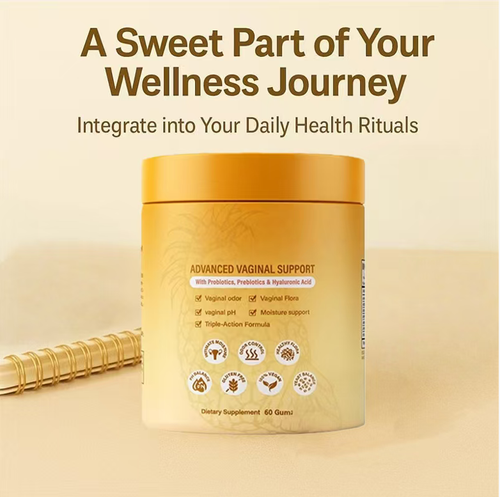 Order today and you will receive 2 bottles of the Enhanced Moisture Regulation Bacterial Colony Female Sexual Satisfaction Soft Candy. It contains probiotics, hyaluronic acid and pineapple extract, which can regulate the micro-ecological balance in the private area, reduce body odor, provide moisture and comfort, and enhance immunity. There are 60 pieces in each pack. Take 1 - 2 pieces per day. You will be able to witness an improvement in health and confidence within 1 - 2 months.