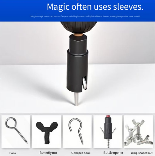 This 80-piece set of drill bits is a versatile toolbox. It covers 80 types of tools such as micro drill bits and large-sized sleeves. The magnetic heads are anti-slip, the extension rods can reach into dead corners, and the compartments for storage keep everything organized without being messy. There's no need to gather scattered tools. The cost-performance ratio is excellent. Next time you need to tighten something, you can directly and precisely grab the right tool!