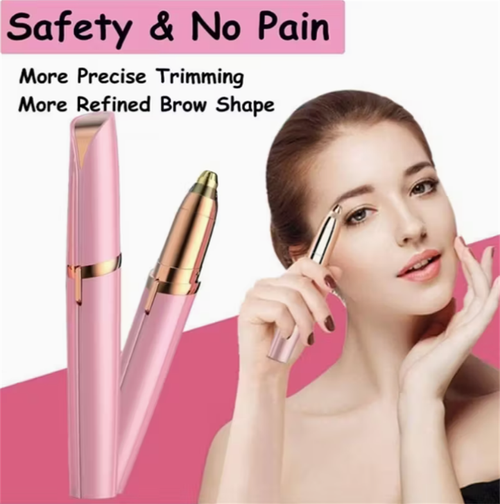 The painless lipstick-style electric eyebrow trimmer brings the Japanese salon-level eyebrow shaping experience to your makeup bag, allowing even beginners to create their own advanced eyebrow shapes with their eyes closed.