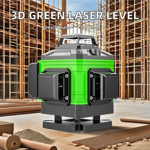 8-channel green light is extremely clear, automatic leveling is just around the corner, water-resistant, dust-proof and durable. With IP54 protection, it can withstand use in construction sites and home renovations. The construction accuracy is on par with the ceiling. With it, even novice builders can instantly become experts. Whoever uses it will love it!