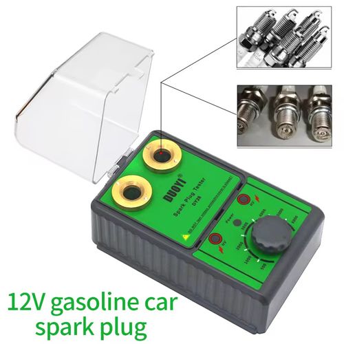 12V gasoline vehicle-specific spark plug detector: Dual-hole synchronous measurement, simulating engine operating conditions, intuitively displaying ignition performance, compatible with multiple types of spark plugs. Wide frequency compatible with different engine displacements. Protective cover protects the equipment. Simple operation. It is a practical tool for auto repair shops and car owners to quickly identify ignition faults and save costs.