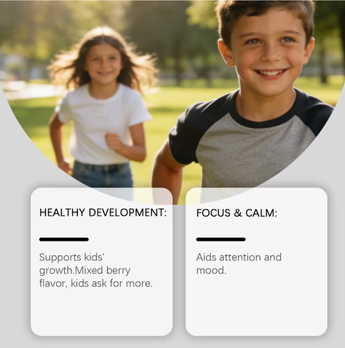 Order today and you will receive 3 bags of children's vitamin detoxifying and purifying zeolite gummies. These zeolite children's detox candies adopt a nine-in-one formula. They can gently detoxify while also providing various nutrients such as Omega-3 and multiple vitamins. They are sweet and have an acidic taste, and children love to eat them. They are a convenient and reliable choice for children's growth nutrition.