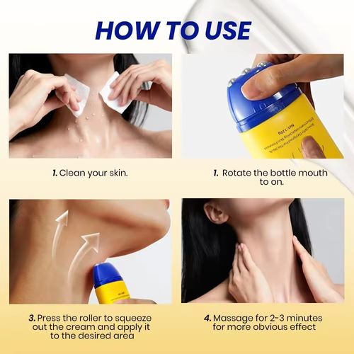 Order today and you will receive 2 boxes of Peptide Smooth Wrinkle Eliminator Cream. The internal massage head on the neck texture is like an eraser! KOEC Peptide Firming Neck Cream: Specifically designed for the neck. The multi-tube roller design provides gentle massage for 2-3 minutes, after which the neck muscles will become smooth and firm.