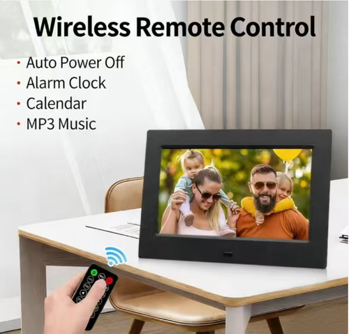 This multi-functional electronic photo album is a memory projector plus a desktop assistant: It supports 1280×800 high-definition playback of photos and videos. It can also serve as an alarm clock, calendar, and music player. It is wirelessly remote-controlled and easy to operate. It is suitable for use in bedrooms, living rooms, and offices. This allows the warm memories stored on your phone to shine at any time.