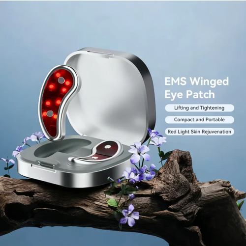 Microcurrent Red Light Eye Rejuvenation Device: EMS treats puffy eyes, uses red light to remove dark circles. It takes 15 minutes to reduce yellowish complexion. The silicone contact surface gently adheres to the eyes and the intensity can be adjusted to suit the skin. Put it in your palm pocket and carry it around. It can reduce swelling in the morning and smooth out wrinkles before going to bed. There's no need to go to the beauty salon. Apply it and get a clear and bright eye!