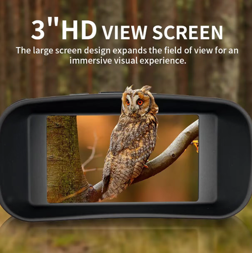 This high-definition night vision device features 7 levels of infrared enhancement. It can provide clear observation within 200 meters in complete darkness. It supports both day and night modes. It comes with a 3-inch high-definition screen and a 6x zoom function. It has a long battery life of 2000mAh and a portable design. It is suitable for outdoor exploration, animal observation, and security monitoring. Explore day and night with ease!
