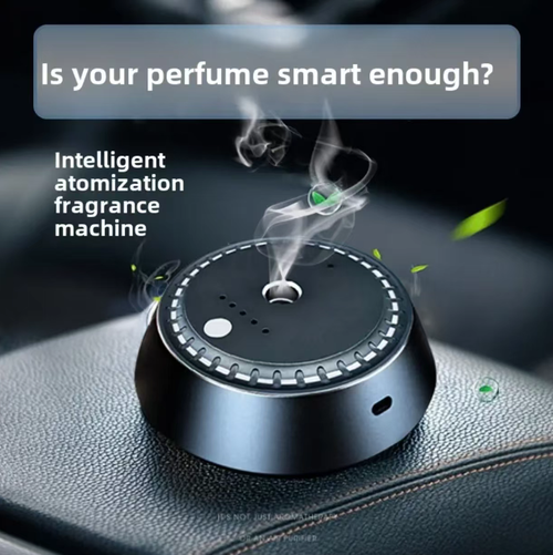 Stop using those irritating air fresheners! This smart aromatherapy device automatically turns on and off with the vehicle. Just a light spray won't cause any irritation. The luxurious fragrance fills the entire car. The metal body is compatible with various interior designs. Place an order and you'll receive a luxurious essential oil. You can enjoy the aroma therapy during your commute or while driving, and bring the mobile fragrance store into your car.