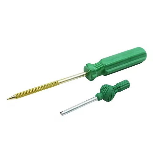 Vacuum tire repair gun, compatible with radial vacuum tires. It uses glue injection and gun inflation to fix the leak point within 5 minutes. No need to remove the tire for rescue. The hard box packaging contains the repair glue and tools. It fits in the trunk without taking up space. Even beginners can operate it. For commuting or long-distance travel, you can directly self-rescue when the tire gets punctured. Carry a set when going out, and you won't be panicked when the tire leaks!