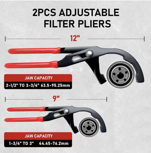 This 8-piece stainless steel filter wrench set is not just a set of tools,  it is your professional companion for car repair and oil changes. With its full range of specifications, high durability and effortless design, it breaks through the limitations of assembly and disassembly, making each filter replacement precise, efficient and worry-free. It is a must-have tool for the automotive repair industry and car owners.