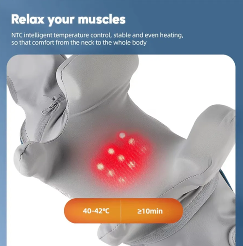 Is your neck as stiff as a steel bar? Are your trapezius muscles so stiff they could be used as a chopping block? Are you dragged along by neck and shoulder pain every day, and even looking up at the sky is torture? Don't bear it! This trapezius shoulder and neck massager will pull you from stiffness hell to relaxation paradise once you put it on your shoulders, relieving all the soreness, swelling, tightness, and pain.
