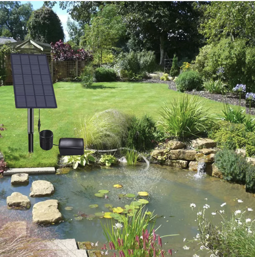 Solar-powered outdoor silent oxygenating pump for fish ponds. No electricity connection required. The solar panel can be adjusted at an angle. Combined with the gas pipe and aerator stones, fine bubbles efficiently increase oxygen levels. Complete accessories make installation easy. Suitable for garden ponds, fishing temporary holding tanks. Waterproof for outdoor use. Continuously supplies oxygen without any electricity cost throughout the day.