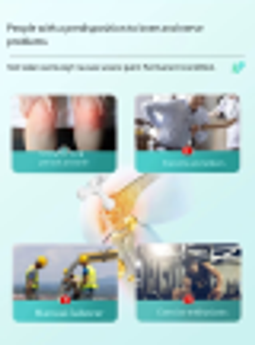 Order today and you will receive 5 packs of knee acupoint patches. They are made with a variety of herbs and follow the principles of traditional Chinese medicine for patch application. They can relieve pain and improve flexibility. They are gentle on the skin and breathable, making them easy to apply daily. Whether you are an office worker, an athlete, or an elder, they can provide long-lasting care for your knees, free you from the shackles of knee pain, and restore your freedom of movement!