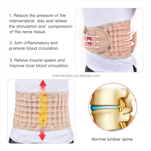 This waist support device is ingeniously designed, featuring dual support from the fixation and traction belts. The inflatable pressure-reducing belt can relieve muscle tension and improve blood circulation. It physically reduces pressure to adjust the physiological curvature. The detailed design is thoughtful and the operation is convenient. Many users have given positive feedback, stating that it can protect the waist and aid in recovery. Choose it and you choose health and comfort.