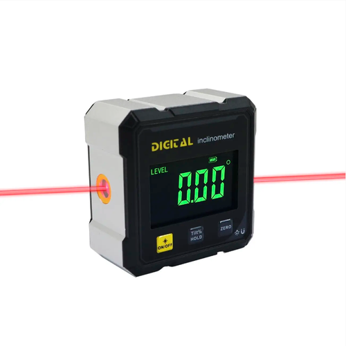 Dual Laser Measuring Instrument: Dual lasers provide double the accuracy. Equipped with clear LED display, it supports multiple unit measurements and can handle complex conditions such as humidity. It enables precise alignment in various scenarios, facilitating efficient operations in fields like construction and decoration.
