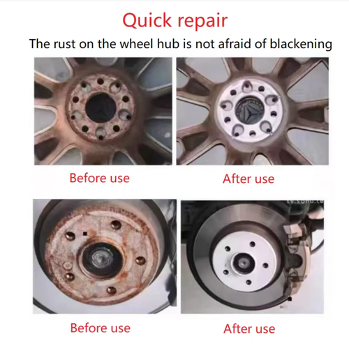 Black Diamond Abrasive Wheel Hub Rust Removal and Maintenance Tool, quickly removes rust, oxide layers and burrs, and simultaneously completes polishing and cleaning. The aluminum alloy handle is sturdy and anti-slip, with replaceable grinding heads that fit hand drills. The interface is stable without shaking, making it an efficient magic tool for auto repair, hardware processing and metal maintenance.