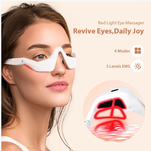 This eye beauty device utilizes new microcurrent and 3D surround technology, precisely fitting the contours of the eyes. It effectively improves fine lines, dark circles and eye bags. With long-term use, the skin around the eyes becomes noticeably tighter and smoother, and the eyes regain a natural radiance, restoring youthful confidence. It is an excellent companion for your beauty and skincare routine.