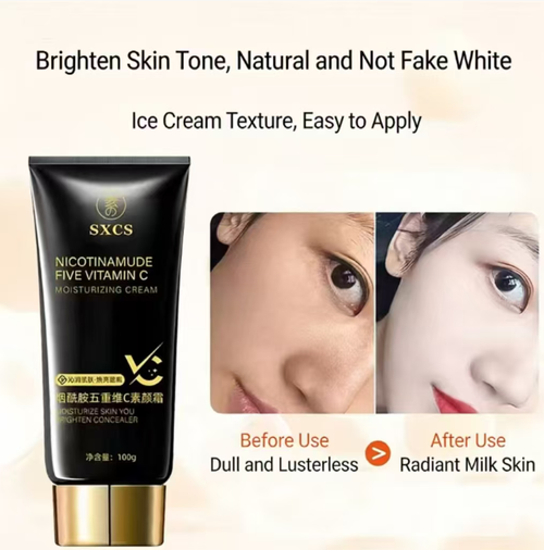 If you place an order today, you will receive 5 bottles of Niconeanami Five-Component Vitamin C Waterproof and Sweat-Resistant Facial Lotion. It only takes 1 minute to achieve a matte makeup effect, covering blemishes and dullness, and eliminating the false appearance of the makeup. Its ice cream texture can closely adhere to the skin, nourish the skin, and last for a whole day. It is a must-have for daily use. Carry a soft light filter with you when going out.