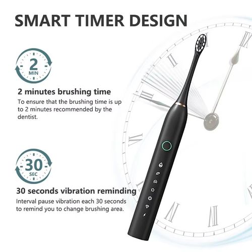 Design Waterproof Portable Rechargeable Electronic Electric Toothbrush