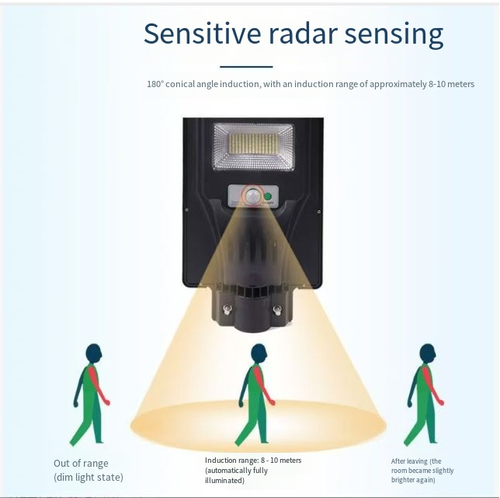 Explosive solar commercial lights, large floodlight radiation 100 meters