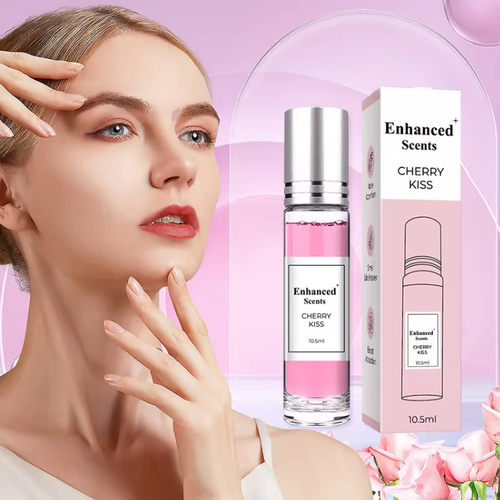 If you place the order today, we will send you a total of 3 bottles. They are Cherry Kiss Seductive Perfume, a blend of sweet cherries with refreshing and alluring fragrance. The scent is crisp and sweet at the beginning and then becomes gentle and not greasy at the end. The roller ball is easy to control the amount. Apply it behind the ear or on the collarbone. It will enhance the atmosphere for dates and daily life!