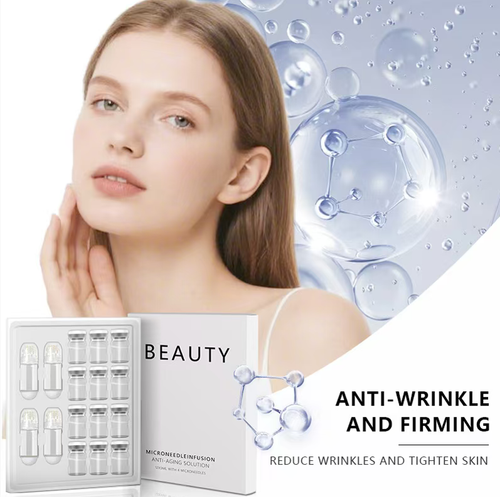 This 4+12 needle essence set helps to open the skin's base channels with the help of micro needles to enhance the absorption of the essence. It can combat wrinkles and fine lines, restore skin elasticity, and provide antioxidant protection. It is suitable for all skin types, with a refreshing and non-greasy texture. It eliminates the hassle of matching and solves the problem of ineffective anti-aging essence that remains on the surface.