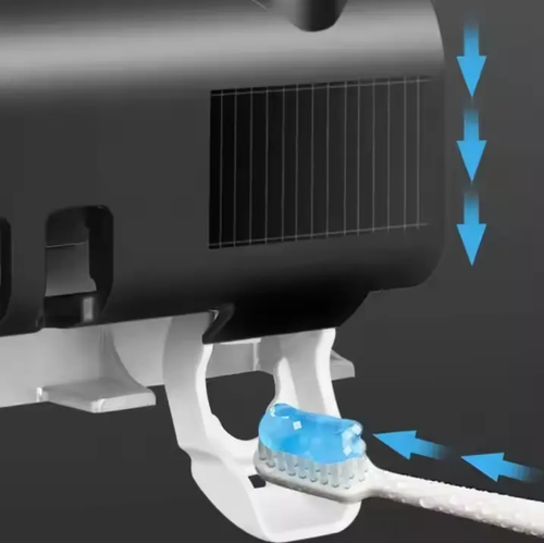 99.9% sterilization rate! The toothbrush disinfection machine adds a protective shield to the mouth. It uses UV-C ultraviolet light for sterilization. The toothbrush disinfection machine makes it impossible for bacteria to hide. It can disinfect in just 3 minutes, ensuring no cross-infection when multiple people live together! The multi-zone toothbrush disinfection machine is designed with separate compartments for each person, providing greater peace of mind.