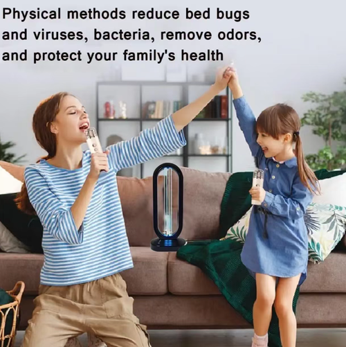 Ultraviolet disinfection lamp, physically kills bacteria, viruses and mites without chemical residues. It is highly effective in eliminating bacteria, mites and viruses, and decomposing odors. With remote control for four-level timing options, it automatically turns off after disinfection. It is suitable for various scenarios such as home, pet environment, and office, creating a safe and clean space for mother and child families.