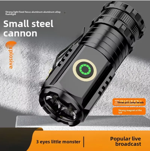 From the professional demands of outdoor exploration to the covert needs of daily security, this compact powerful flashlight can meet all of them. It is not just a lighting tool, but also your eyes in the darkness, your personal guardian, and your companion on the adventure. Don't let the darkness hold back your steps. Take this light bomb and conquer every night!