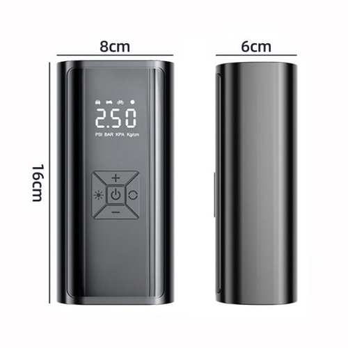 No more waiting for help. Stranded on the road with a flat tire? Just grab a wireless air pump and fix it yourself in 10 minutes, saving time and rescue costs, giving you peace of mind on long road trips! Test and charge your tires before you set off to avoid increased fuel consumption and the risk of a blowout due to unstable tire pressure.