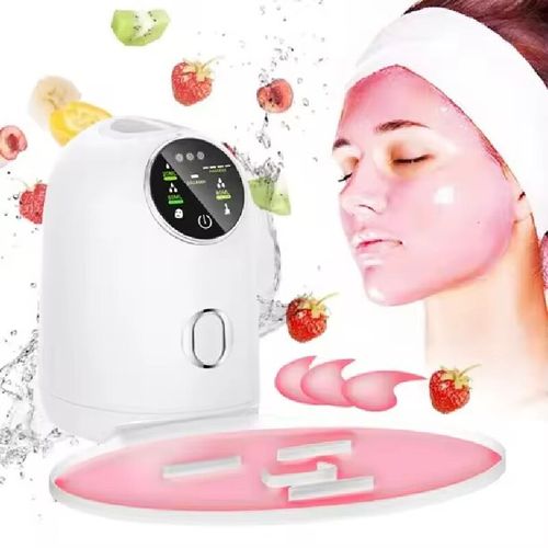 Visual touch screen intelligent facial mask machine, fully automatic fruit and vegetable essence extraction instrument, homemade moisturizing anti-wrinkle hydrating facial mask tool, precise NTC temperature control technology  large capacity water tank + dry-burn prevention protection  complete cleaning accessories. Suitable for sensitive skin, natural and additive-free beauty and skincare set.